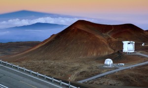 View across to CSO and JCMT - image by Tom Kerr.