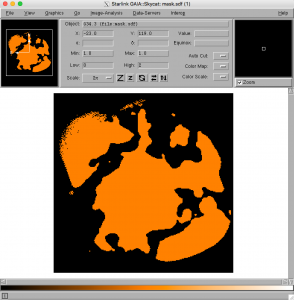 Mask derived from G34.3+0.2 tutorial data.