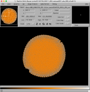 Picard-generated map of SCUBA-2 Tutorial 4 dataset using matched filtering.