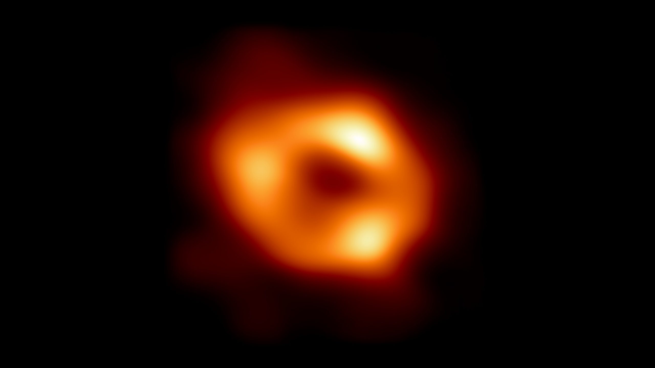 Bright elliptical galaxy [M87] is home to the black hole captured by  Earth's Event Horizon Telescope [in the] Virgo galaxy cluster 55 million  light-years away. [This] image does record details of relativistic