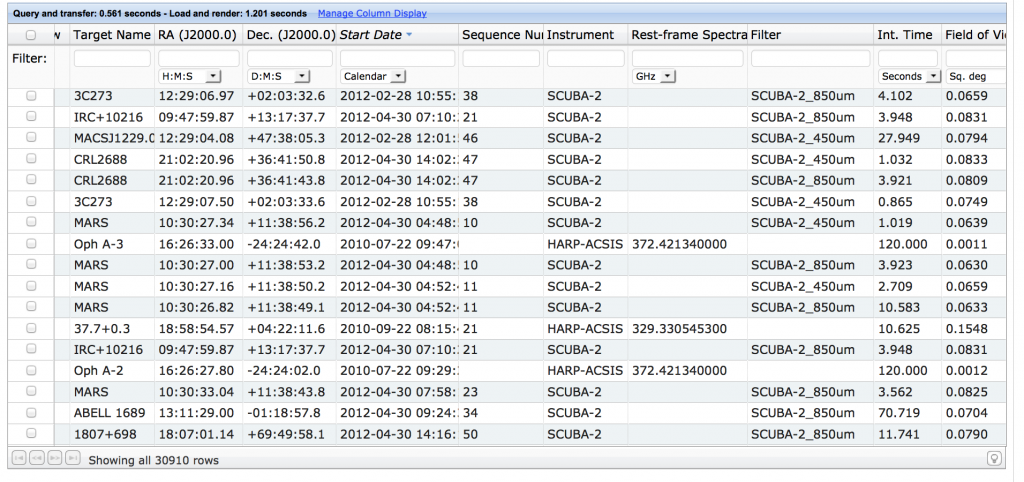 CADC Results Page