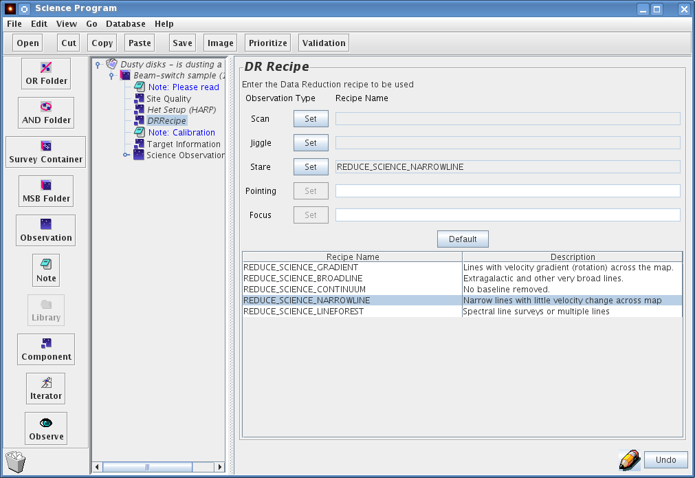 DRRecipe elements