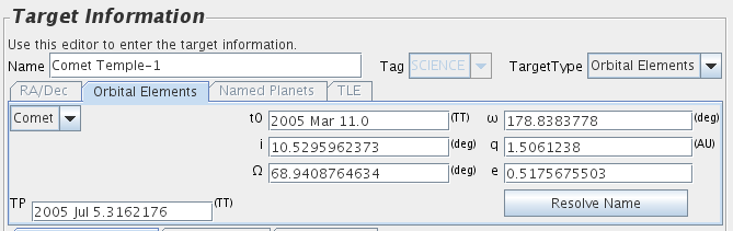 Equivalent in the target component